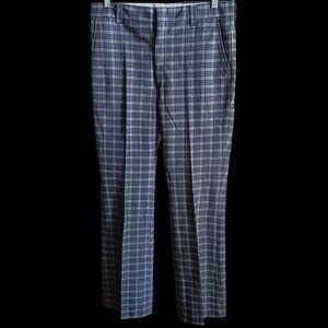 Vintage 34x32 Men's Pants Plaid Trousers 70's Flare Knit Mod Garage Indy Rocker